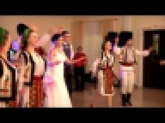 Молдавский танец на свадьбе.