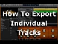How To Export Individual Tracks: Garageband X Tutorial