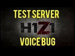 H1Z1: KOTK Test Server - Main Menu Voice Chat Bug?
