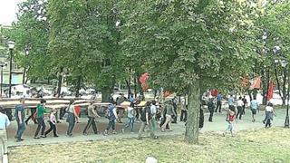 Харьков Запрещённое Шествие с 30-метровой Георгиевской