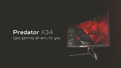 Изогнутый 4К игровой монитор Predator X34