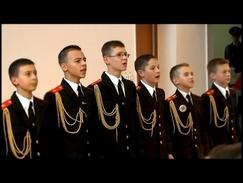 Песня «Учил Суворов» исполняют кадеты 6 роты. ККК