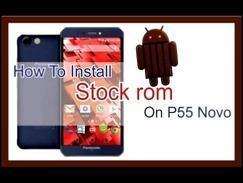 How To Install Stock Rom On Panasonic P55 Novo With Sp