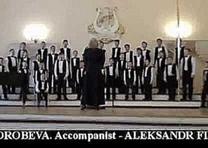 Boys choir "Iskra". С.Рахманинов, ст. Некрасова  "Славься"