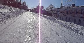 В Докуче Докучаевске выпал снег 2014  