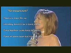 "Somewhere" - Barbra Streisand - Music Video with Lyrics